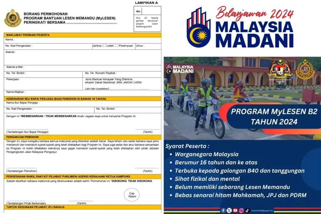 Bantuan Lesen Memandu Percuma B40