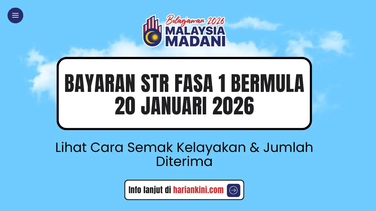 Bayaran Fasa 1 STR 2026