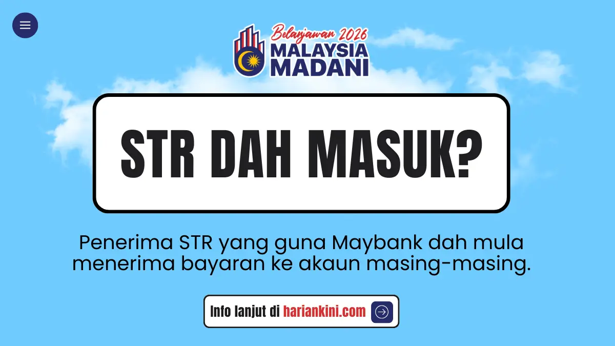 STR dah masuk ke